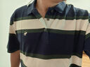 ABERCROMBIE & FITCH【情侶POLO】男裝25夏季小麋鹿條紋POLO短袖T恤KI124-5299 海軍藍 M (180/100A) 曬單實拍圖