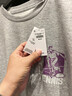 HOLLISTER【涼感印花T】25夏新款情侶寬松T恤男裝女裝KI323-5008 麻灰色 M (180/100A) 曬單實(shí)拍圖