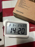 無(wú)印良品（MUJI）數字鐘 中 白色 125*80*36mm 桌面時(shí)鐘家用電子時(shí)鐘 曬單實(shí)拍圖