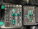 維拉（WERA）進(jìn)口棘輪扳手工具箱套裝8100德國汽修快速中大飛套筒維修螺絲刀組 3/8中飛【43件套】8100SB2 曬單實(shí)拍圖