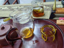 宏正盈 茶隔過(guò)濾網(wǎng)茶葉濾網(wǎng)器透明玻璃茶漏茶道配件公道杯泡茶器漏斗 黃把龍頭茶漏 曬單實(shí)拍圖