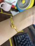 可穎新中式古法金包銀五帝錢拉絲葫蘆盤纏手鏈女士福祿復(fù)古風(fēng)百搭手鏈 五錢帝納福手鏈 包金2.5克--重約13克 曬單實拍圖