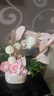 赟婭北歐仿真花假花客廳臥室桌面擺件花藝餐桌花家居玄關(guān)茶幾裝飾盆栽 life花瓶+鳥(niǎo)語(yǔ)花香花束組合 曬單實(shí)拍圖
