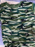 DUTRIEUX軍訓(xùn)服套裝大學(xué)生迷彩服全套海洋藍(lán)高中迷彩t恤短袖軍訓(xùn)上衣褲子 175草綠（T恤+褲子+帽子+腰帶） 曬單實(shí)拍圖