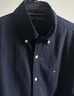 Tommy Hilfiger25春夏新款男裝純棉泡泡紗肌理商務(wù)休閑亞洲版短袖襯衣襯衫 藏青色DW5 S （推薦：120-135斤） 曬單實(shí)拍圖