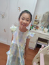 迪士尼女童連衣裙夏季純棉兒童裙子中大童洋氣飛袖公主裙EQ044淺綠色150 曬單實(shí)拍圖