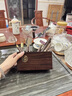 Bylure品牌黑檀木茶道六君子套裝高檔泡茶工具茶具配件大全功夫茶夾杯叉黑檀茶具配件9件套 曬單實(shí)拍圖