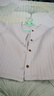 優(yōu)衣庫嬰幼兒寶寶壓線(xiàn)開(kāi)衫/外套上衣25秋冬新款479599 30 淺米色 100 曬單實(shí)拍圖