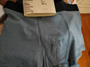 無印良品（MUJI）男式 棉天竺 前封口 平角內(nèi)褲 煙熏藍(lán)色圖案 L  曬單實(shí)拍圖