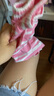 唐獅童裝女童POLO背心套裝 夏季條紋背心 休閑運(yùn)動(dòng)短褲 粉紅色  120  曬單實(shí)拍圖