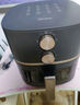 美的（Midea）空氣炸鍋機(jī)新款家用免翻面透明可視大容量空氣炸鍋不用翻面可視電炸鍋微波爐烤箱一體機(jī)烤紅薯機(jī) 【蒸汽嫩烤 透明可視KZE538J5】 5.3L 曬單實(shí)拍圖