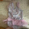 佑游兒童泳衣女孩泡溫泉泳衣小童嬰幼兒連體游泳四件套31605美人魚L 曬單實(shí)拍圖