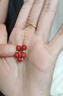 蘑菇說南紅瑪瑙項(xiàng)鏈女夏S925輕奢小眾新款轉(zhuǎn)運(yùn)珠吊墜飾品 天然南紅搭配s925銀鏈子 曬單實(shí)拍圖