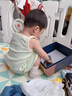 迪士尼寶寶嬰兒吊帶套裝純棉百天夏季薄款新生兒寶寶夏天衣服周歲兒童兩件套 綠色套裝 90 建議80-90cm12月-1歲半 曬單實拍圖