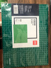 得力(deli)A4耐用PVC切割墊板桌墊/鼠標(biāo)墊/書(shū)寫(xiě)墊板 可水洗手工桌面美工雕刻板裁紙美工墊 綠色78400 曬單實(shí)拍圖