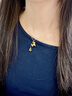 中國黃金（CHINA GOLD）馬上有錢(qián)黃金項鏈女足金本命年吊墜生日禮物送女友老婆 足金馬上有錢(qián)吊墜【贈S925鏈】 曬單實(shí)拍圖