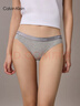 Calvin Klein內衣女士三條裝經(jīng)典提花腰邊ck舒適棉質(zhì)微彈性感比基尼三角內褲女 MP1-太空黑/椰青灰/月光白 3條 M 尺碼偏大，建議拍小一碼 曬單實(shí)拍圖