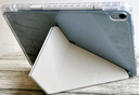 閃魔適用ipad11/10保護(hù)殼11英寸ipad11/10保護(hù)套25/22款Y型透明亞克力橫豎支撐灰色 曬單實(shí)拍圖