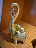 吉祥如意大象招財(cái)擺件玄關(guān)酒柜電視柜客廳擺件輕奢高檔桌面小擺件 金色福象擺件 曬單實(shí)拍圖