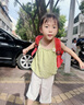 G.DUCKKIDS小黃鴨女童吊帶套裝兒童夏裝新款女寶寶t恤褲子兩件套小女孩衣服 綠色翅膀吊帶裙套裝 100 尺碼2~3歲【 90-100cm】 曬單實拍圖