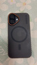 暴走適用蘋果16手機(jī)殼 iphone16保護(hù)套 磁吸柔砂膚感透色輕薄簡約撞色硬殼保護(hù)殼 柔霧黑 曬單實(shí)拍圖