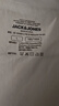 杰克·瓊斯（JACK&JONES）25年男裝T恤男夏季T恤舒適男士短袖涼感多色上衣純色水洗不易走形 本白色A06 L 180 曬單實(shí)拍圖