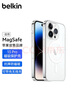 貝爾金（BELKIN）蘋(píng)果13pro手機殼 iPhone13Pro手機保護套 兼容MagSafe磁吸帶殼充電 抗菌 透明殼 MSA006 曬單實(shí)拍圖