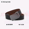蔻馳（COACH）【品牌直供】男士C紋板扣寬版腰帶牛皮革 七夕禮物 送男友 曬單實(shí)拍圖