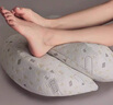 BabyWatch孕婦枕頭護(hù)腰側(cè)睡枕托腹睡覺側(cè)臥枕孕期u型抱枕睡覺專用 曬單實(shí)拍圖