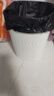 華萍垃圾桶無蓋大號15L奶黃客廳廚房衛(wèi)生間廁所家用壓圈式垃圾桶 曬單實拍圖