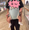 歐育嬰幼兒哄睡背帶寶寶外出抱娃神器新生兒橫抱前抱式背帶小月齡抱托 青芥藍(lán)-升級(jí)款（帶口袋+防風(fēng)帽） 均碼 適合20kg以內(nèi)的寶寶 曬單實(shí)拍圖