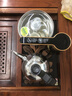 金灶（KAMJOVE）K9全自動(dòng)上水電熱水壺茶具套裝泡茶壺?zé)惑w機(jī)全智能茶臺(tái)燒水壺 亮銀色 0.9L 曬單實(shí)拍圖