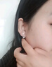 米蔓（MIMORE）S925銀星月耳釘女時(shí)尚潮流高級(jí)感氣質(zhì)耳飾小眾百搭耳環(huán)耳墜養(yǎng)耳洞 曬單實(shí)拍圖