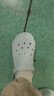 斯凱奇（Skechers）洞洞鞋女士秋季涼拖鞋泡泡鞋厚底增高外穿沙灘鞋踩屎感 曬單實拍圖