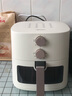 美的（Midea）空氣炸鍋蒸汽嫩烤不干柴 透明可視實(shí)用大容量5.3L 金屬內(nèi)腔易潔烤盤(pán) 易用旋鈕免翻面KZE5383  曬單實(shí)拍圖