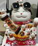 貴秘書招財(cái)貓自動招手2025年新款店鋪?zhàn)錾庹胸?cái)前臺裝飾搖手發(fā)財(cái)貓擺件 送墨鏡/全系列【插電+裝電池】電動搖手 高22CM【大吉大利】只用電池 曬單實(shí)拍圖