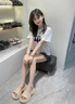 木林森小個子厚底增高夏季一字拖女外穿時尚舒適沙灘鞋踩屎感eva涼拖 曬單實拍圖
