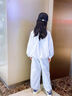 BSOUNDALE國際品牌女童秋裝運動(dòng)套裝2025新款洋氣女孩兒童春秋沖鋒外套 藍色 130 cm 曬單實(shí)拍圖
