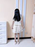 FIDQIOG國際品牌2025年新款童裝女童甜美短袖T恤裙夏季兒童小女孩蛋糕裙 連衣裙 160 cm 曬單實拍圖