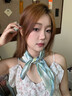 MITHAOL KUSC真絲絲巾桑蠶絲護頸方巾生日禮物婦女節送丈母娘出水芙蓉【心想事