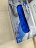 愛馬斯（AMMEX） 一次性手套丁腈中號100只防護(hù)橡膠清潔廚房餐飲家務(wù)藍(lán)色丁晴手套 曬單實拍圖