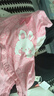 迪迪熊日記（DIDIXIONGRIJI）2件裝女嬰兒衣服夏季薄短袖連體衣純棉新生兒哈衣寶寶公主風(fēng)夏裝6 短袖(小靚兔+粉色小兔子） 66cm 曬單實拍圖