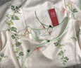 達(dá)芬奇密碼冰絲睡衣女秋夏季中國風(fēng)睡衣春秋家居服送媽媽中秋禮物實用禮盒裝 一葉知秋 白色 L 【推薦體重100-120斤】 曬單實拍圖