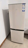海爾（Haier）冰箱出品雙開門二門177升冰箱家用小型冰箱租房省電不占地冷藏冷凍兩用統(tǒng)帥家用小冰箱 以舊換新 177升雙門冰箱節(jié)能省電 兩天約用1度電 曬單實(shí)拍圖