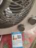 美的（Midea）電風(fēng)扇 家用臺(tái)式桌面小風(fēng)扇鴻運(yùn)扇宿舍臥室節(jié)能電扇臺(tái)扇轉(zhuǎn)頁(yè)扇輕音低噪五葉風(fēng)扇 KYT25-22MW 曬單實(shí)拍圖