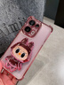 童可新奢華閃粉方形水晶膜適用iphone16promax手機殼新款蘋果15鏡頭全包14plus保護套直邊防摔13網(wǎng)紅女 水晶鏡頭膜【少女粉】電鍍方形直角閃粉殼 iPhone 16 Pro Max 曬單實拍圖