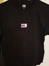 Lee25新品標準版圓領(lǐng)閃粉印花Logo女短袖T恤休閑潮流LWT0098664LE 黑色 M 曬單實(shí)拍圖