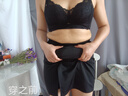 美體塑身衣上衣女帶文胸薄款束腰收腹背心女塑形束身衣瘦身衣夏季 誘惑黑 2XL 【建議125-135斤】 曬單實(shí)拍圖