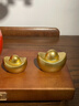 赟婭稱心如意招財葫蘆擺件高檔客廳玄關(guān)電視柜裝飾品喬遷新居開業(yè)禮物 招財葫蘆喜柿【招財黃】 曬單實拍圖