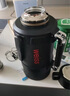 少凡德國進(jìn)口品質(zhì)旅行熱水保溫壺大容量戶(hù)外72小時(shí)長(cháng)效保溫杯大號開(kāi)水 黑約裝8斤水【不銹鋼機械 4.0L 曬單實(shí)拍圖
